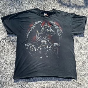 Archangel and Dogs graphic shirt